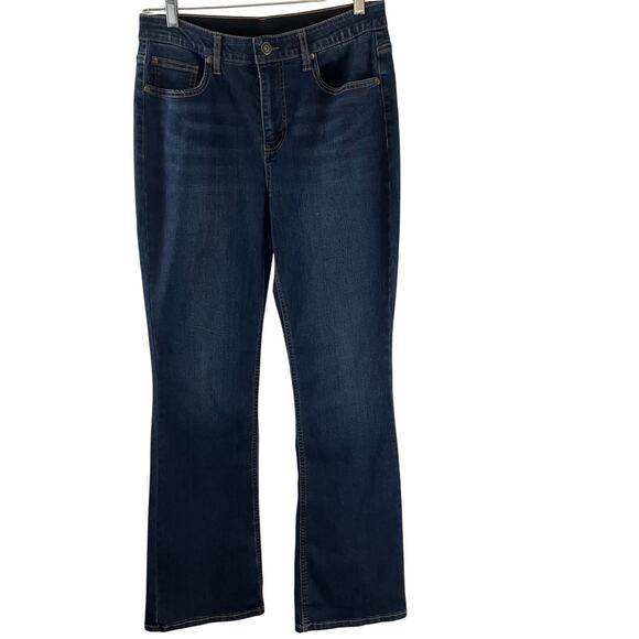 Matilda Jane Jeans Womens 10 Elastic Waist Zip Bootcut  10 NWT - Picture 1 of 6